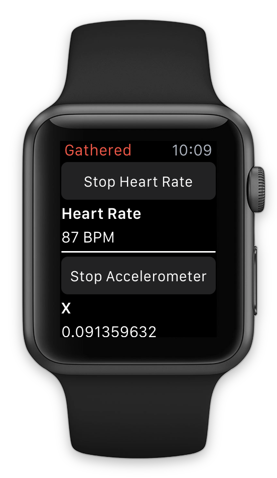 View data sources on Apple Watch